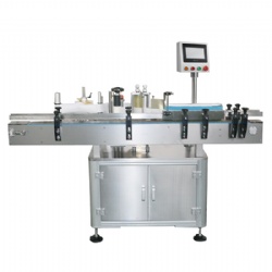 Automatic vertical round bottle labeler