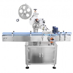 Clam shell container labeling machine